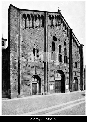 1915-Basilika San Michele Maggiore Kirche Pavia Stockfoto