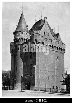 Erste veröffentlichte 1914 Porte De Hal Brüssel Belgien