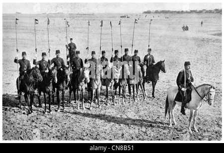 Erste veröffentlichte 1914 knacken Kader militärische Kavalleriearmee regiment Bagdad Stockfoto