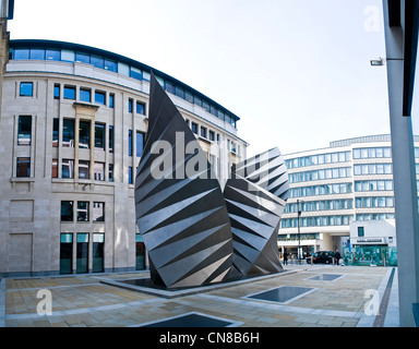 Paternoster Square Strom Umspannwerk Lüftungsöffnungen entworfen von Heatherwick Studio Stockfoto