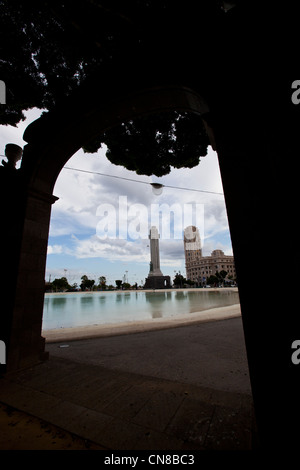 Monumento ein Los Caídos (Denkmal für die Gefallenen aus dem spanischen Bürgerkrieg), Plaza de España, Santa Cruz, Teneriffa. Stockfoto