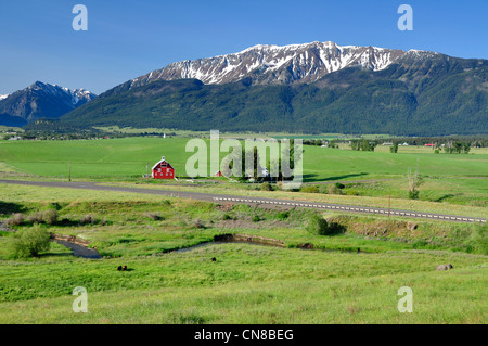 Wallowa-Tal und den Wallowa-Bergen im Nordosten Oregon. Stockfoto