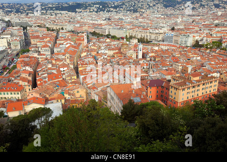 Frankreich, Alpes Maritimes, Nizza, die Altstadt von Castle hill Stockfoto