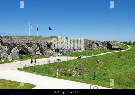Frankreich, Meuse, Douaumont, Fort Douaumont, Herzstück der Verteidigung um Verdun, die 1916 von den deutschen übernommen wurde und Stockfoto