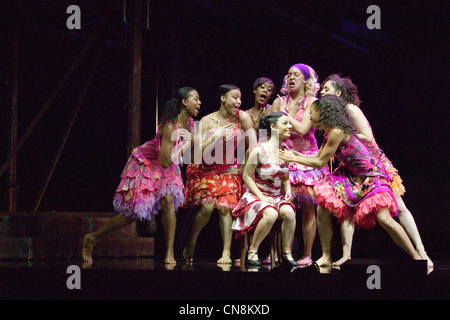 Musical West Side Story durchgeführt am Sadler es Wells Theatre in London Stockfoto