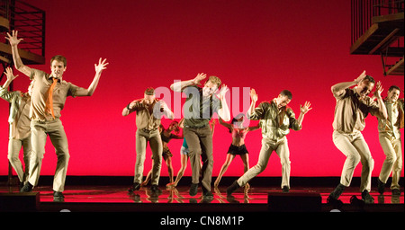 Musical West Side Story durchgeführt am Sadler es Wells Theatre in London Stockfoto