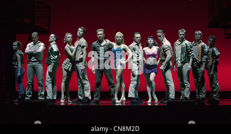 Musical West Side Story durchgeführt am Sadler es Wells Theatre in London Stockfoto