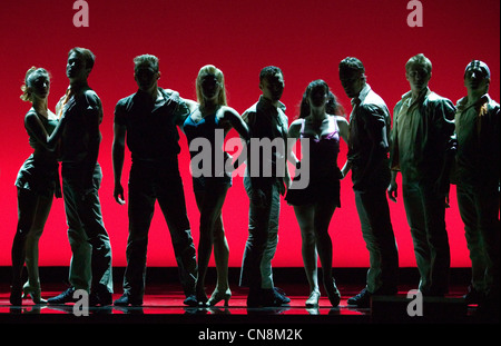 Musical West Side Story durchgeführt am Sadler es Wells Theatre in London Stockfoto