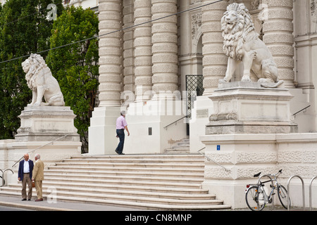 Österreich, Wien, Courthouse(Justizpalast) von Architekten Alexander Wielemans von Monteforte entworfen und gebaut zwischen 1875 und Stockfoto