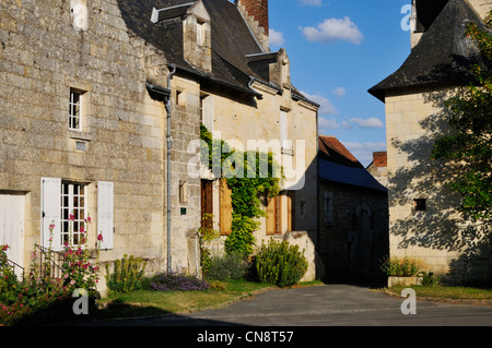 Frankreich, Indre et Loire, Crissay Sur Manse, beschriftet Les Beaux Dörfer de France (The Most Beautiful Dörfer Frankreichs), Stockfoto