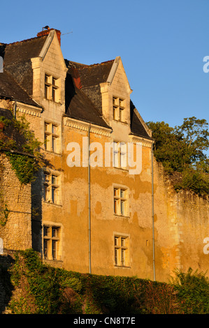 Frankreich, Indre et Loire, Loire-Tal, Montresor, beschriftet Les Plus Beaux Dörfer de France (The Most Beautiful Dörfer Stockfoto