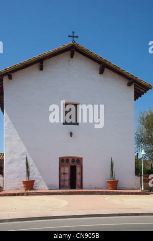 Mission San Miguel Arcangel in Zentral-Kalifornien Stockfoto