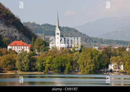 Slowenien, Region Gorenjska, Bled, der Kirche Saint-Martin Stockfoto