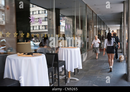 Slowenien, Ljubljana, Hauptstadt Stadt von Slowenien, Hotel Slon (Best Western Premier) Stockfoto