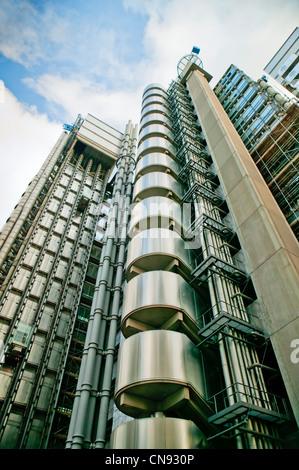 Lloyd ist (aka das Gebäude innen nach außen), London Stockfoto