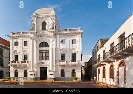 Panama, Panama City, Altstadt Weltkulturerbe von UNESCO, Casco Antiguo, Barrio San Felipe, Palacio Municipal Stockfoto