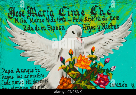 Mexiko, Yucatan Zustand, Hoctum, Maya-Friedhof Stockfoto