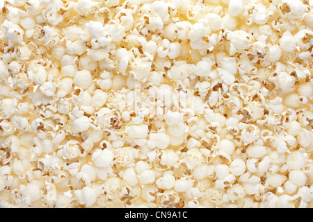 Popcorn-Textur-Hintergrund Stockfoto