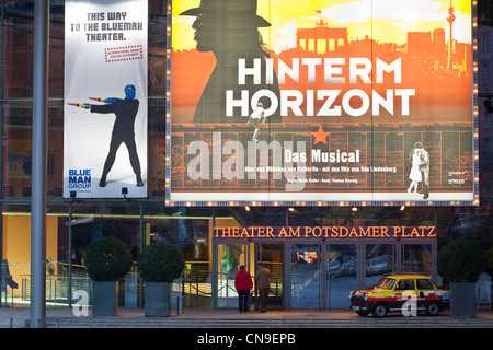 Deutschland, Berlin, Mitte, Potsdamer Platz, Eintritt in den größten Hörsaal der Stadt, das Theater am Potsdamer Platz, Stockfoto