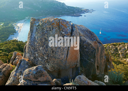 Frankreich, Corse du Sud, Cape Roccapina, Strand Roccapina Stockfoto