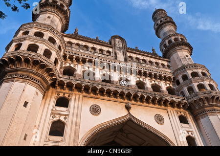 Charminar Hyderabad Andhra Pradesh, Indien Stockfoto