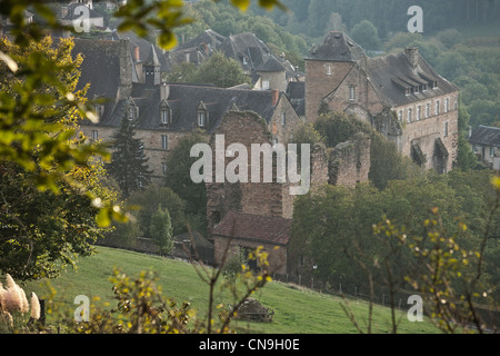 Frankreich, Correze, Aubazine Klostergebäude der ehemaligen Zisterzienserabtei Stockfoto