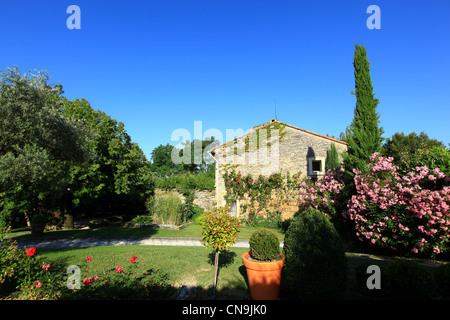 Frankreich, Vaucluse, Lubéron, Lourmarin, Auberge La Feniere Stockfoto