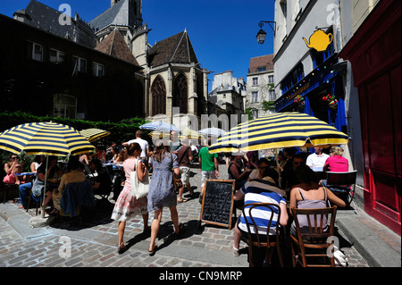 Frankreich, Paris, Le Marais-Viertel, rue des Barres Stockfoto