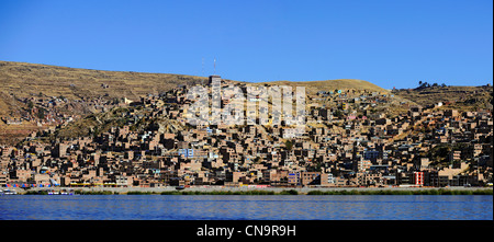 Peru, Provinz Puno, Titicacasee, Puno (4000m) Stockfoto