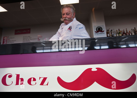 Frankreich, Haute Garonne, Toulouse, Andre Audouy, Restaurant Chez Moustache, Halles Südwesten Stockfoto