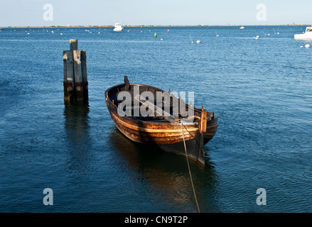 Schiff Mayflower II, verankert im Hafen von Plymouth, Plymouth, Massachusetts, USA ist eine Nachbildung des Originals Pilger aus dem Jahre 1620 Stockfoto