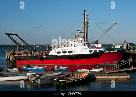 Plymouth, Massachusetts, Hafen und dock Stockfoto