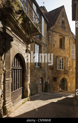 Frankreich, Dordogne, Dordogne Tal, Périgord, Sarlat la Caneda, Tor Halle Magnanat Stockfoto