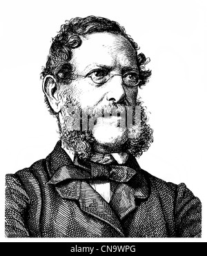 Anton Alexander Graf von Auersperg oder Anastasius Gruen, 1806-1876, ein österreichischer Politiker und deutscher politischer Dichter Stockfoto