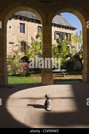 Salignac Eyvigues, der Corn Exchange, im Jahre 1887 gebaut und die Heimat des XIII-XIV Jahrhundert, bekannt, Périgord, Dordogne, Frankreich Stockfoto
