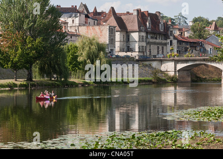 Frankreich, Dordogne, Pe Rigueux, Häuser dockt sagen, an den Ufern der Insel, Maison des Consuls von der greenway Stockfoto