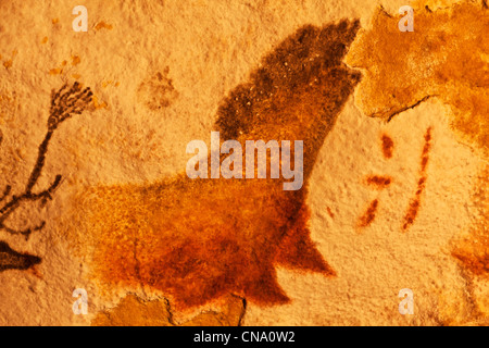 Frankreich, Dordogne, schwarzen Perigord, Montignac, Lascaux II Höhlen mit paläolithischen dekoriert Stockfoto