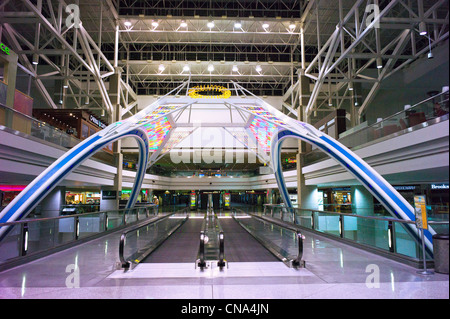 Innenansicht des Denver International Airport, Denver, Colorado, USA Stockfoto