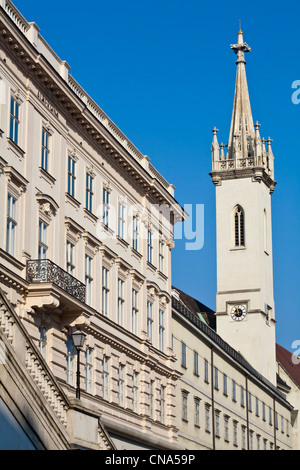 Österreich, Wien, Altstadt als Weltkulturerbe der UNESCO, Albertinaplatz, die Albertina Museum, Museum für Grafik aufgeführt Stockfoto
