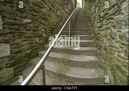 Die Jakobsleiter Schritte in Falmouth Cornwall UK Stockfoto