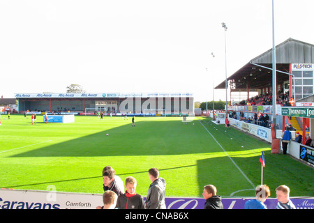 Morecambe Football Club - Christie Park Stockfoto