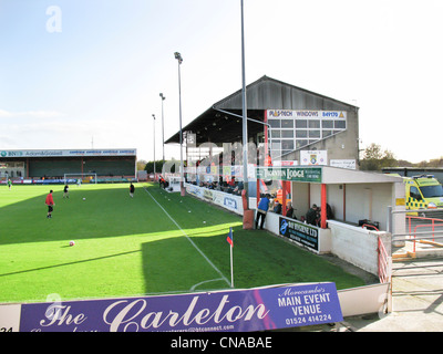 Morecambe Football Club - Christie Park Stockfoto