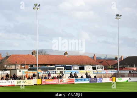 Morecambe Football Club - Christie Park Stockfoto