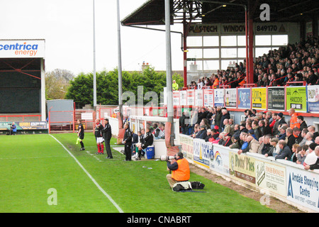 Morecambe Football Club - Christie Park Stockfoto