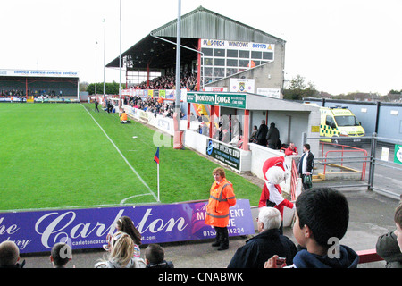 Morecambe Football Club - Christie Park Stockfoto