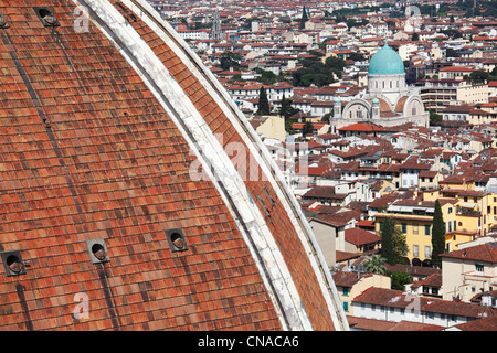 Italien, Toskana, Florenz, Altstadt Weltkulturerbe der UNESCO, Dom Santa Maria del Fiore mit der Stockfoto