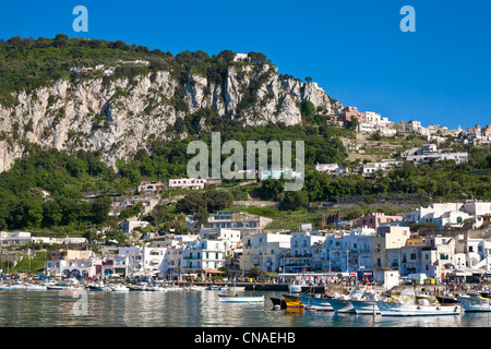 Insel Capri, Marina Grande, Golf von Neapel, Campania, Italien Stockfoto