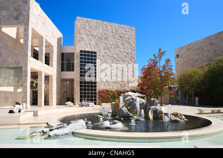 USA, California, Los Angeles, Santa Monica, das Getty Center von dem Architekten Richard Meier Stockfoto