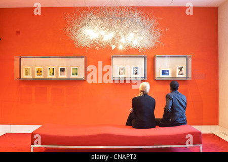 Österreich, Wien, Ring, Meridien Hotel wurde 2003 eröffnet, die von Yvonne Gold verziert, lobby Stockfoto