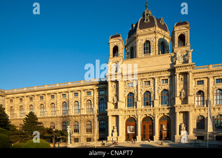 Österreich, Wien, Kunsthistorisches Museum, erbaut im Jahre 1891 von Carl von Hasenauer und Gottfried Semper für die Habsburg-Ring, Stockfoto